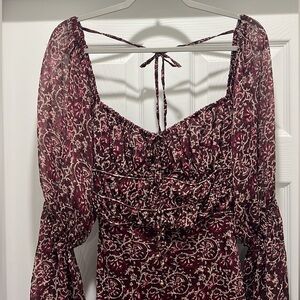 FREE PEOPLE Aglow Midi Dress NWOT